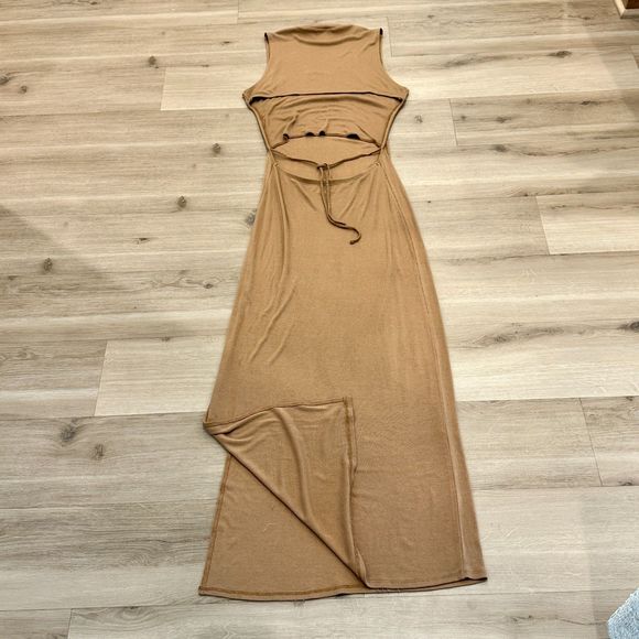 NWOT -  L*Space Chandler Dress in Camel - Women's size XL - Picture 6 of 8